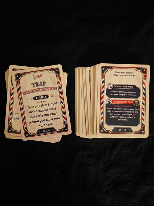 Barber Cheat Codes – 52-Card Exam Study Deck